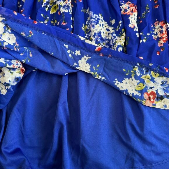 Torrid Blue Ruched Bustier Camisole - Picture 11 of 12